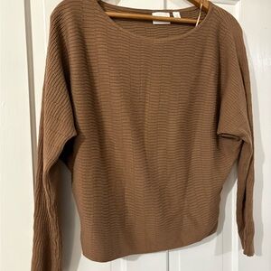 Cyrus Tan Ribbed Women's Sweater